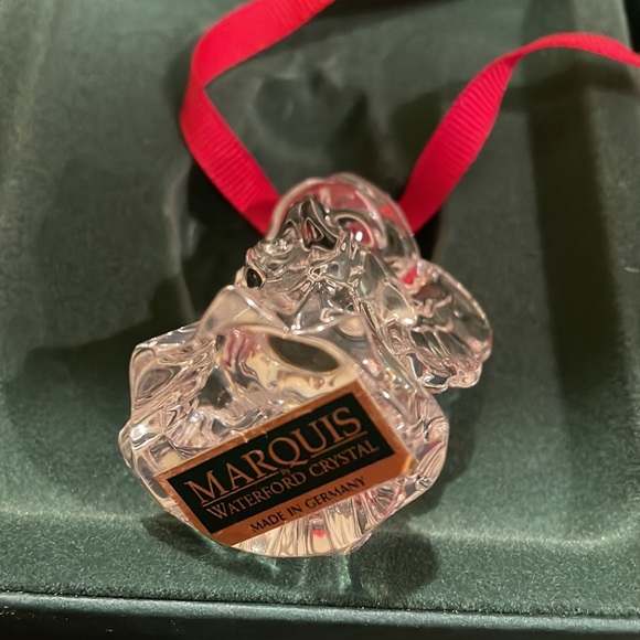 WATERFORD MARQUIS CRYSTAL ANGEL CHRISTMAS Ornament Endearments 2nd in Series New - Picture 5 of 7